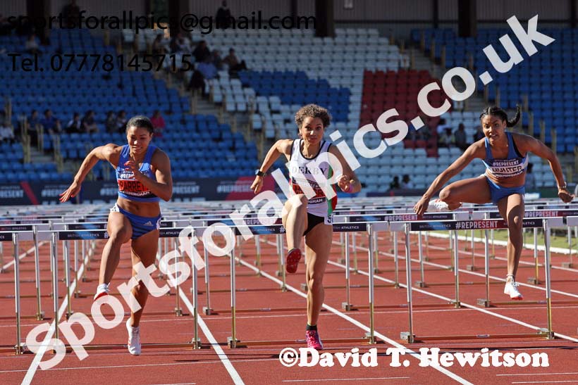 Womens 100 metres hurdles, World Championship Teamm Trials, Alexander Stadium, Birmingham